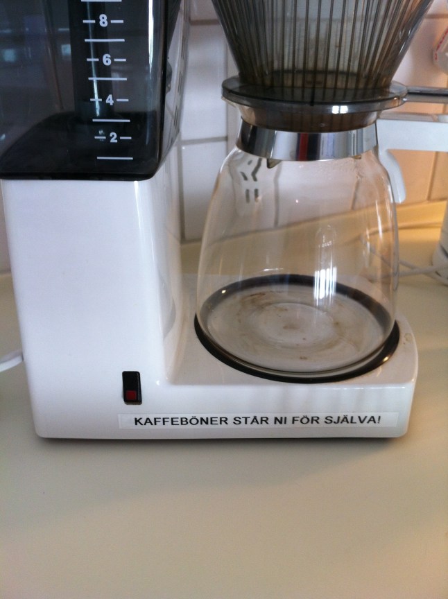 I neonatalavdelningens föräldrakök